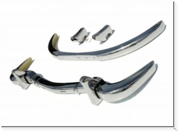 Stainless Steel Bumper Set for the Mercedes 300SL Roadster